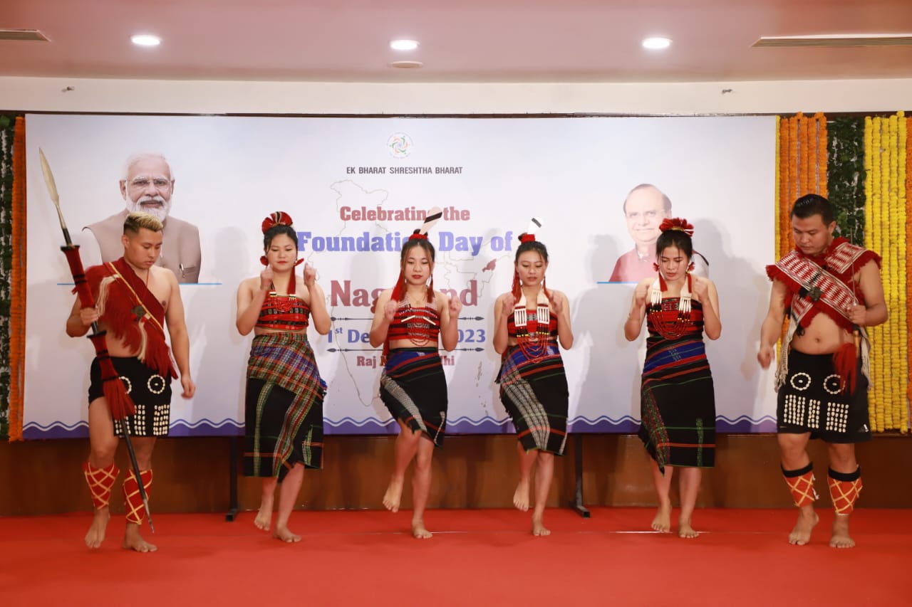 माननीय उपराज्यपाल ने राज निवास में नागालैंड का 61वां राज्य दिवस मनाया।