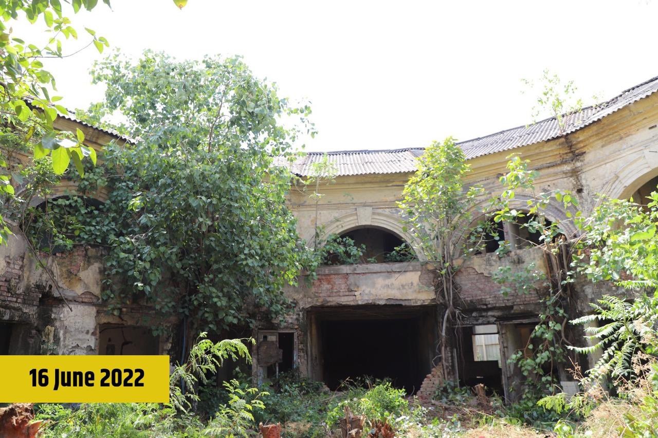 Hon’ble Lt. Governor reviewed the ongoing restoration of the iconic Gole Market.