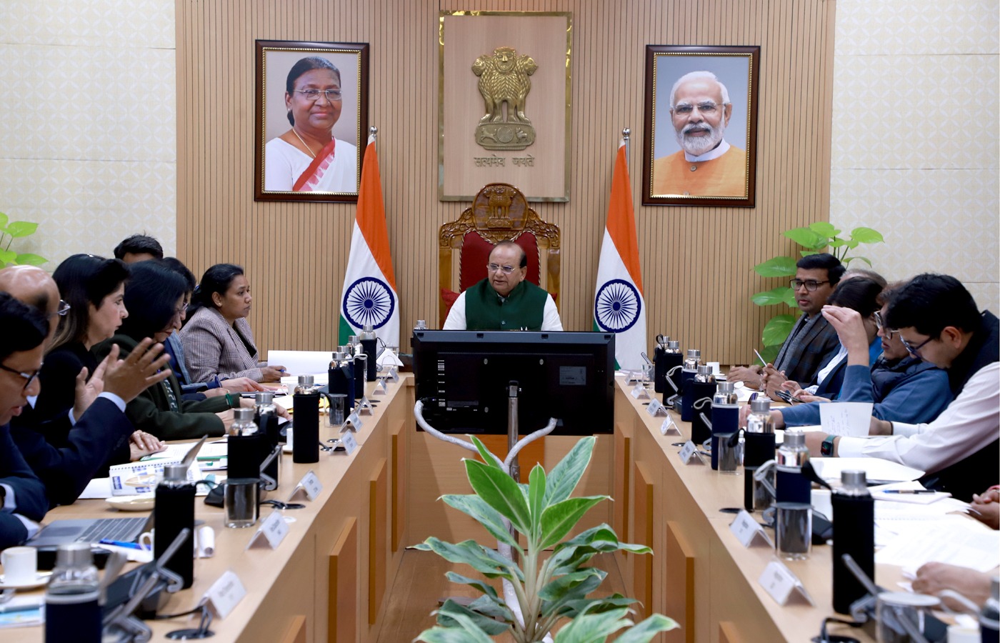 माननीय उपराज्यपाल ने मिशन विकसित भारत 2047 में छात्रों की भागीदारी के लिए की गई पहल की प्रगति की समीक्षा करने के लिए…