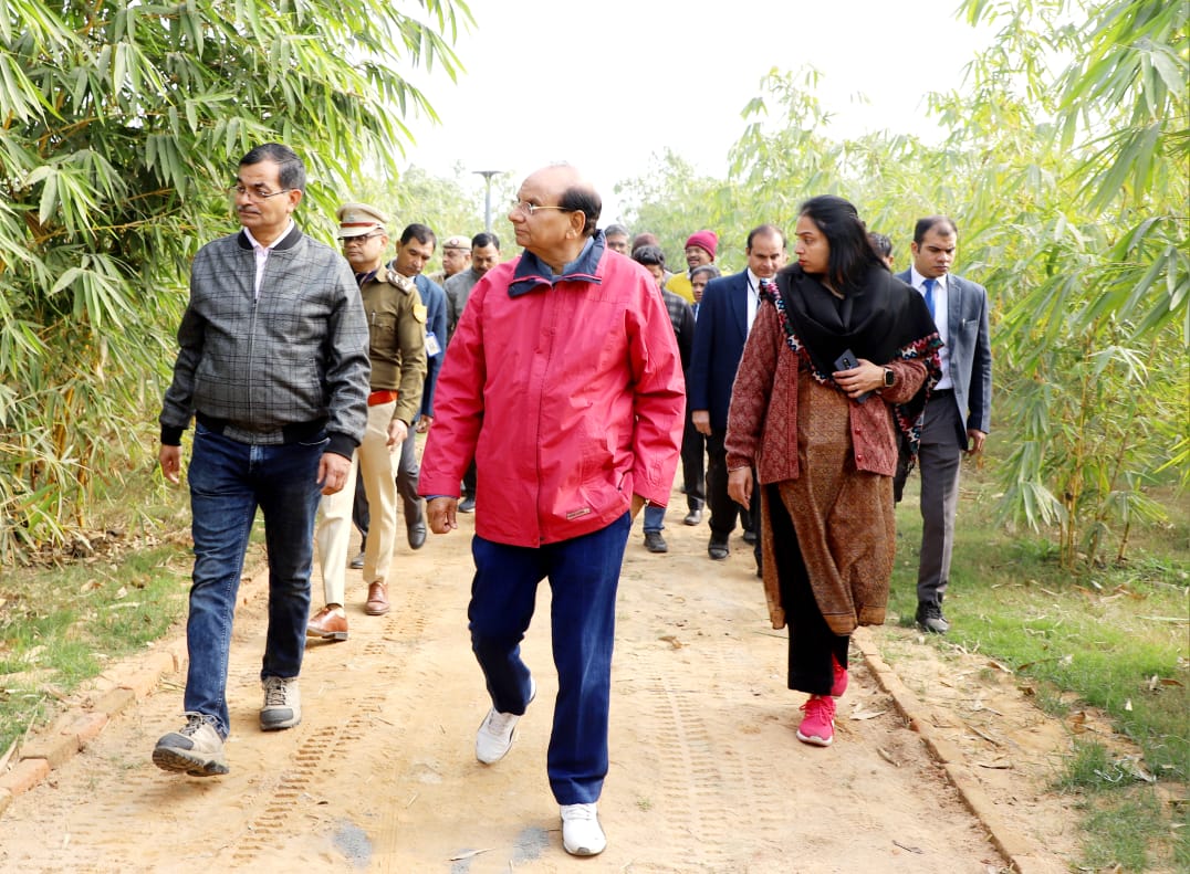 माननीय उपराज्यपाल ने 07 जनवरी 2024 को डीडीए के  बांसेरा का दौरा किया।