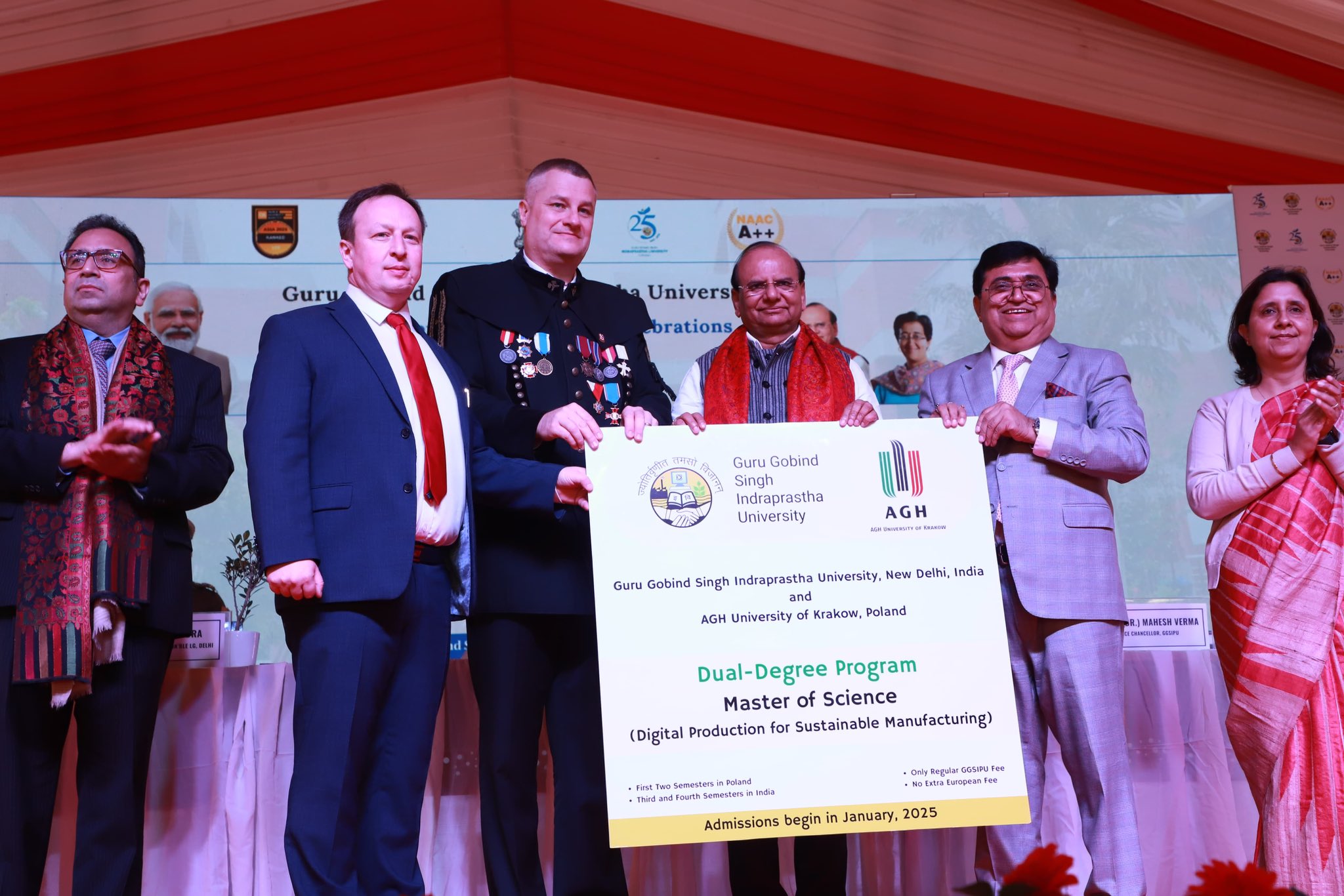 Hon’ble Lt. Governor presided over the culmination of the Silver Jubilee celebrations & the 27th Foundation Day of…