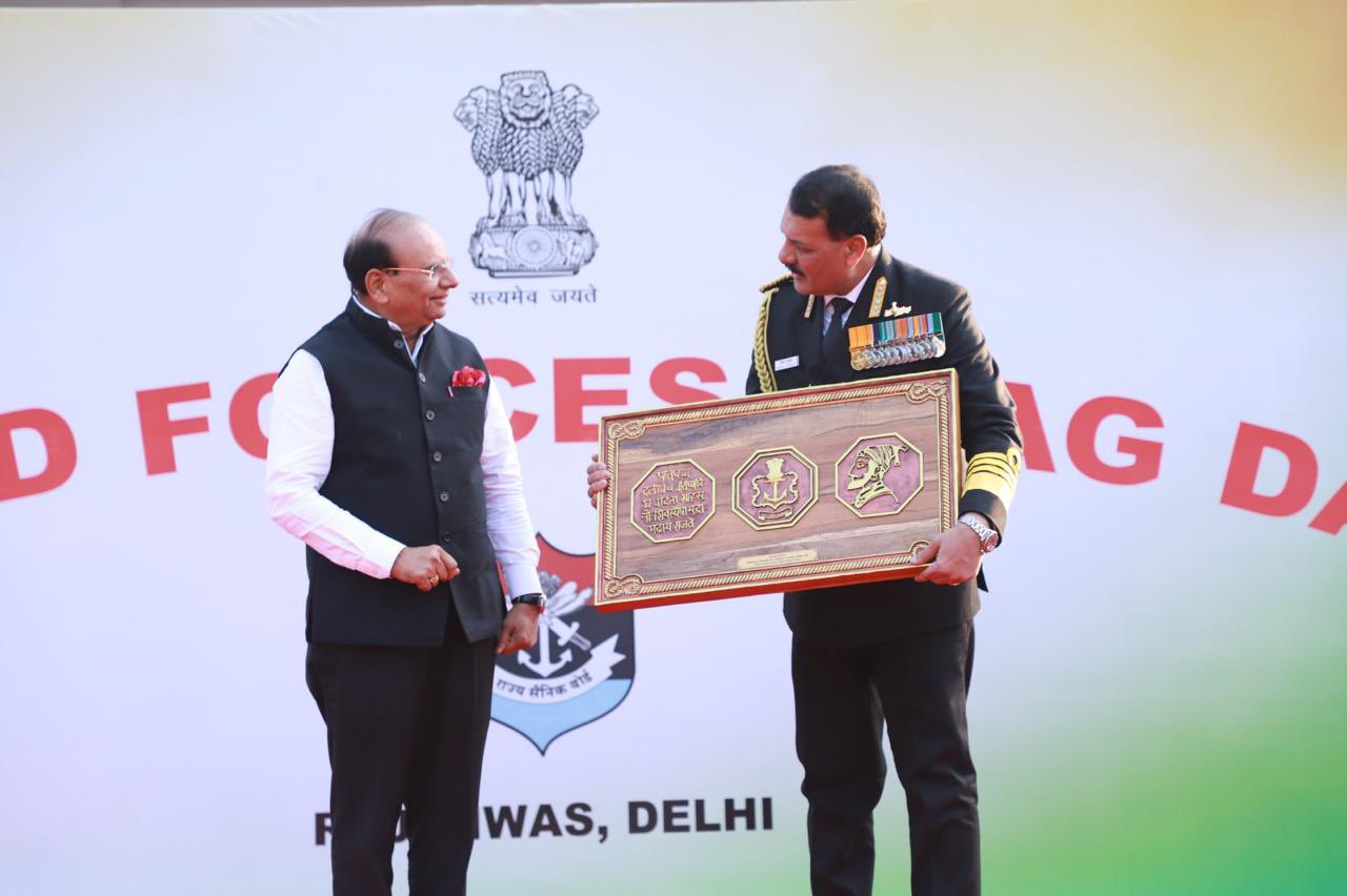 Hon’ble Lt. Governor felicitated the Gallantry Sena Medal and Distinguished Sewa Medal winners from Delhi on the…