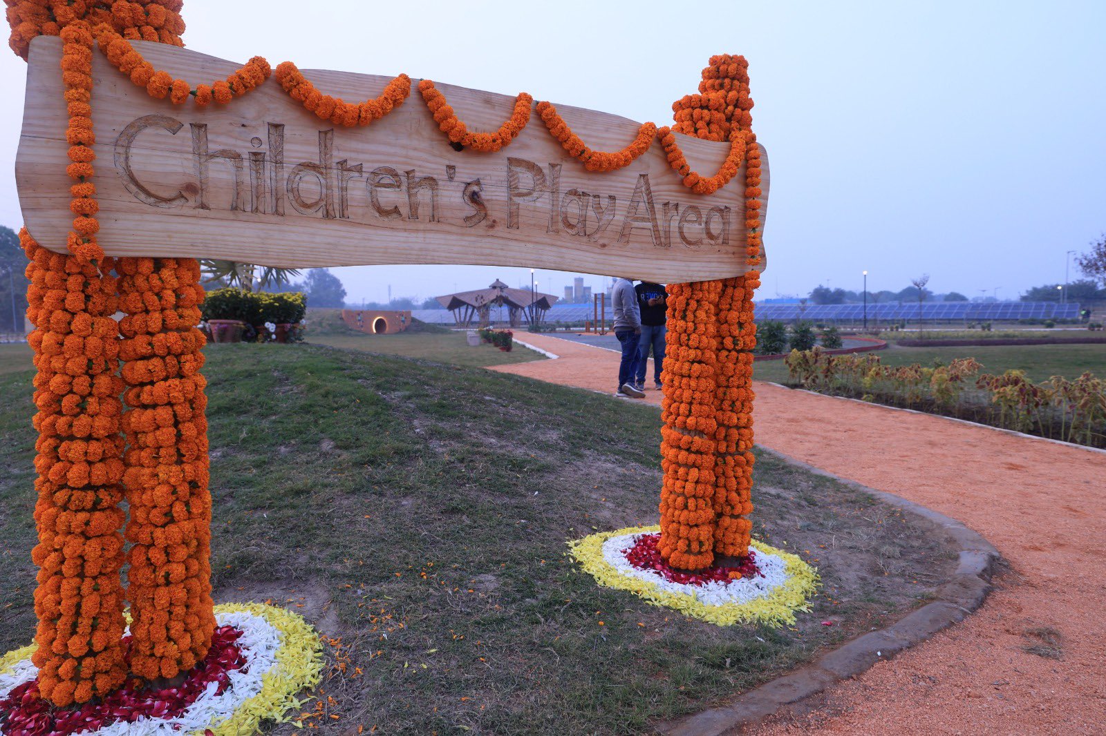 Hon’ble Lt. Governor inaugurated an exclusively carved 'Children's Play Area" at DDA's Baansera. 