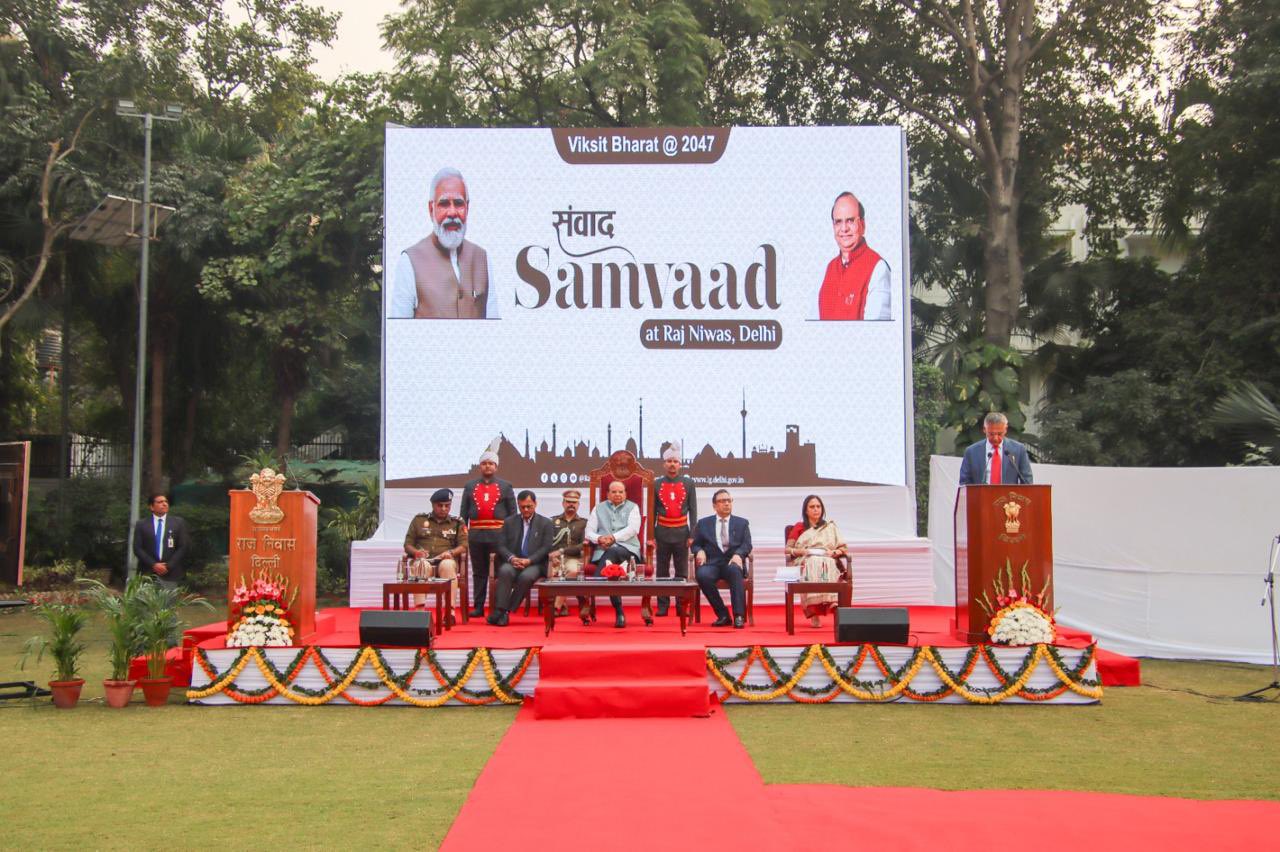 In the series of #Samvaad@RajNiwas, Hon’ble Lt. Governor interacted with over 500 principals/ teachers representating…