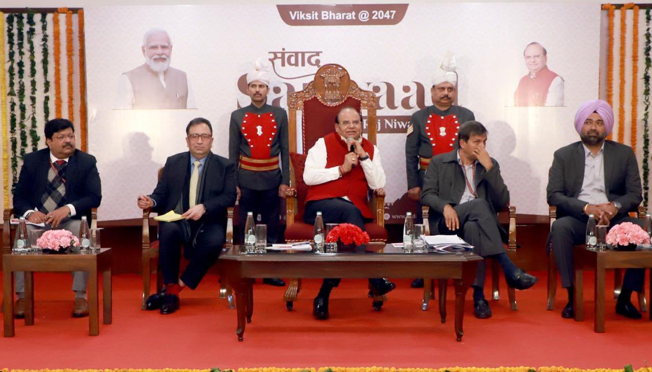 In the series of #Samvaad@RajNiwas, Hon’ble Lt. Governor interacted with nearly 200 representatives of industrial units…