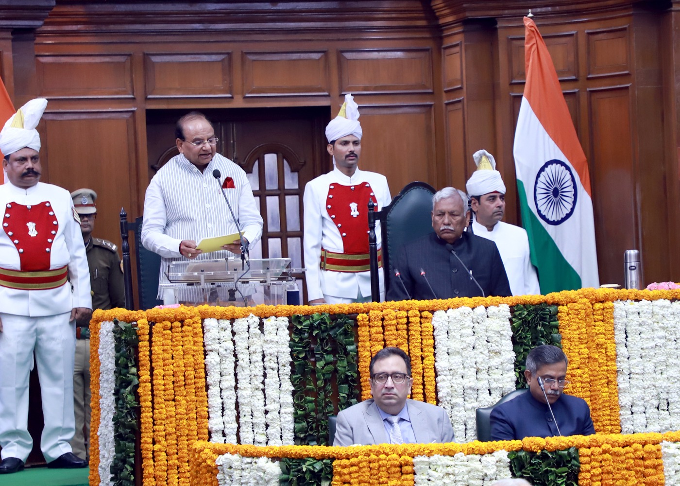 माननीय उपराज्यपाल ने राष्ट्रीय राजधानी क्षेत्र दिल्ली की सातवीं विधानसभा के पांचवें सत्र (बजट सत्र) को संबोधित किया।