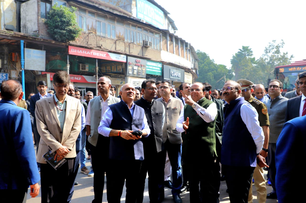 Hon’ble Lt. Governor visited the historic commercial hubs at Kashmiri Gate/St James Church complex, Kamla Market at…