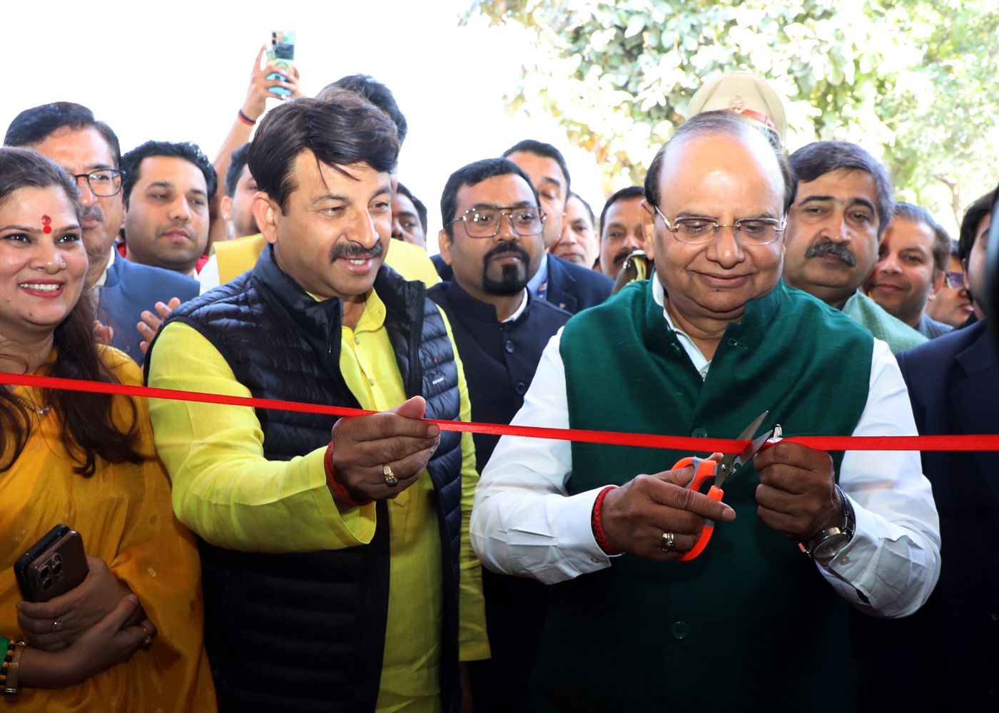 Hon’ble Lt. Governor inaugurated the new Convention Centre at Shastri Park, North East Delhi. 