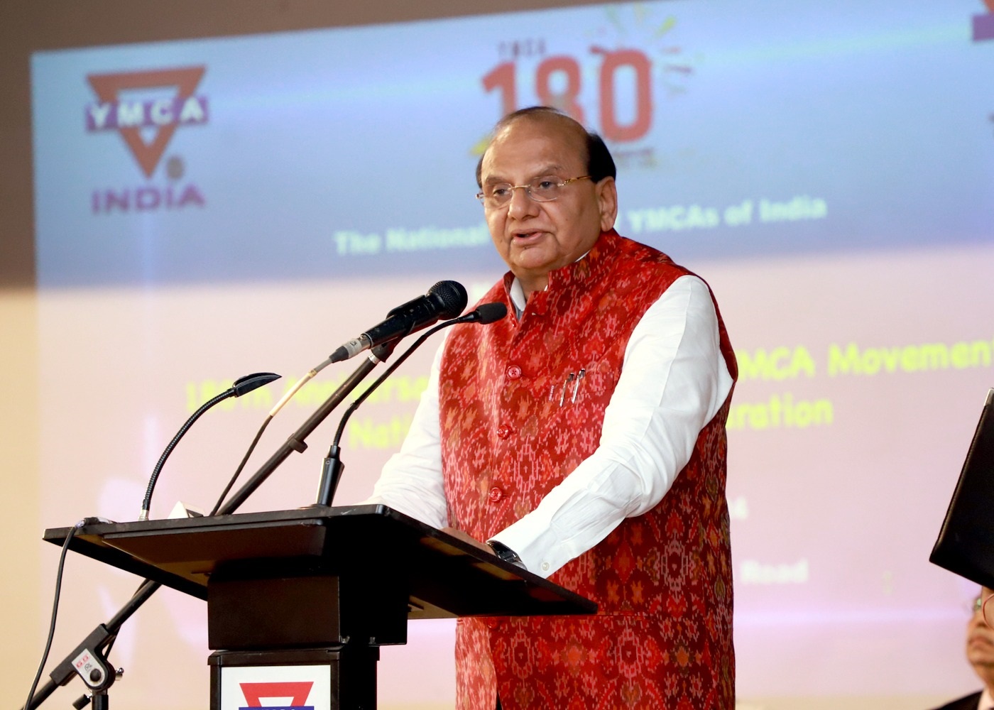 Hon’ble Lt. Governor addressed the 180th Anniversary Celebrations of YMCA.