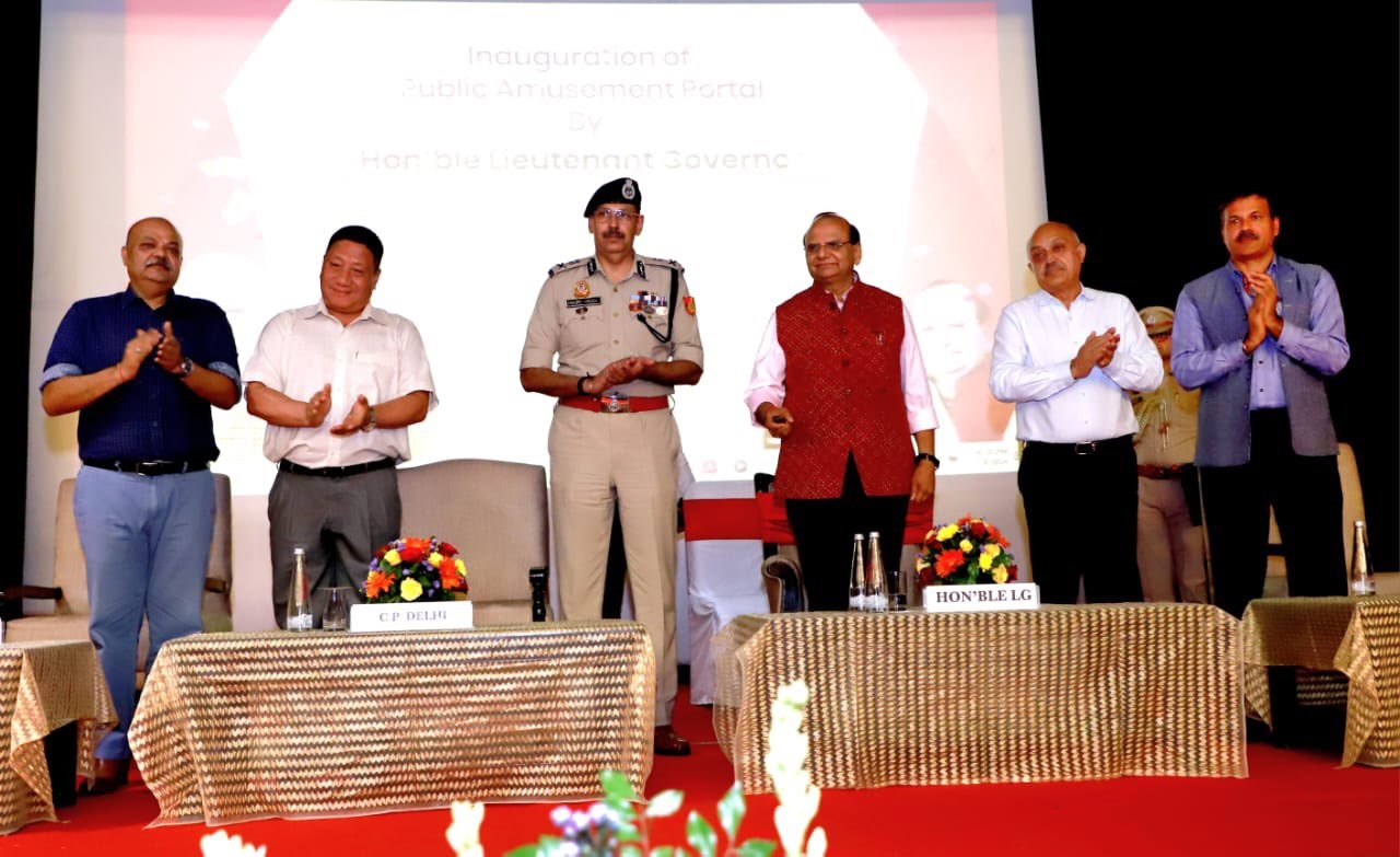 Hon’ble Lt. Governor launched the Unified Public Amusement Portal.