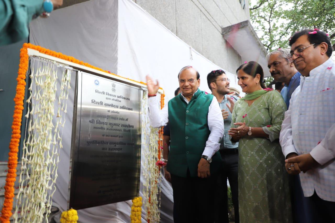 Hon’ble Lt. Governor inaugurated 22 developmental projects in 18 villages of South West Delhi under Dilli Gramoday…