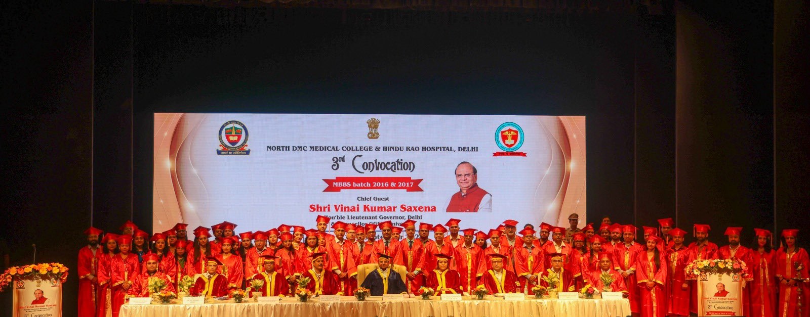 Hon’ble Lt. Governor delivered the Convocation Address at MCD Medical College.