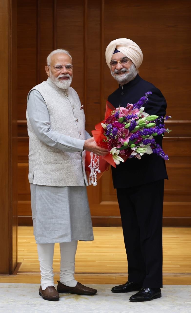 Hon’ble Lt. Governor called on Hon’ble Prime Minister of India, Shri Narendra Modi.