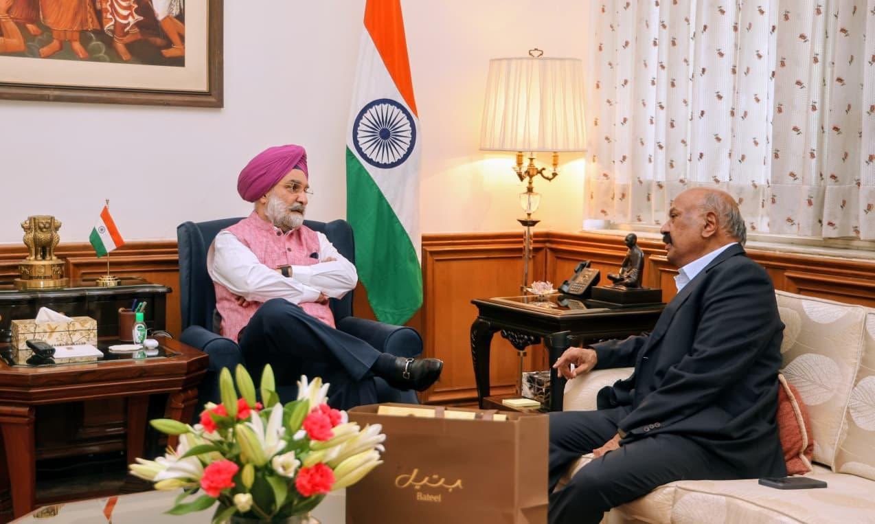Shri GM Rao, Chairman, GMR Group called on Hon’ble Lt. Governor.