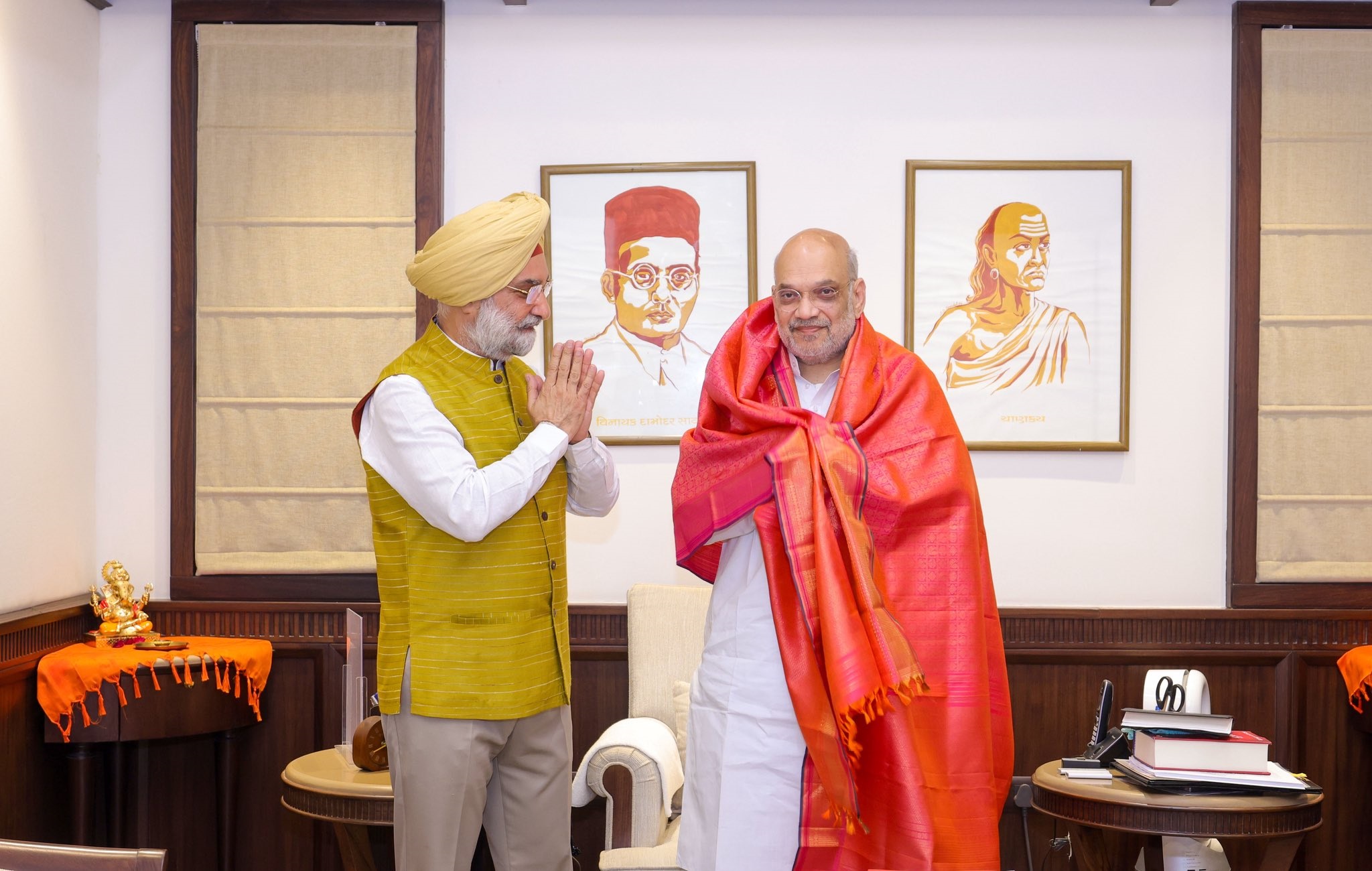 Hon’ble Lt. Governor called on Hon’ble Union Home & Cooperation Minister, Shri Amit Shah.