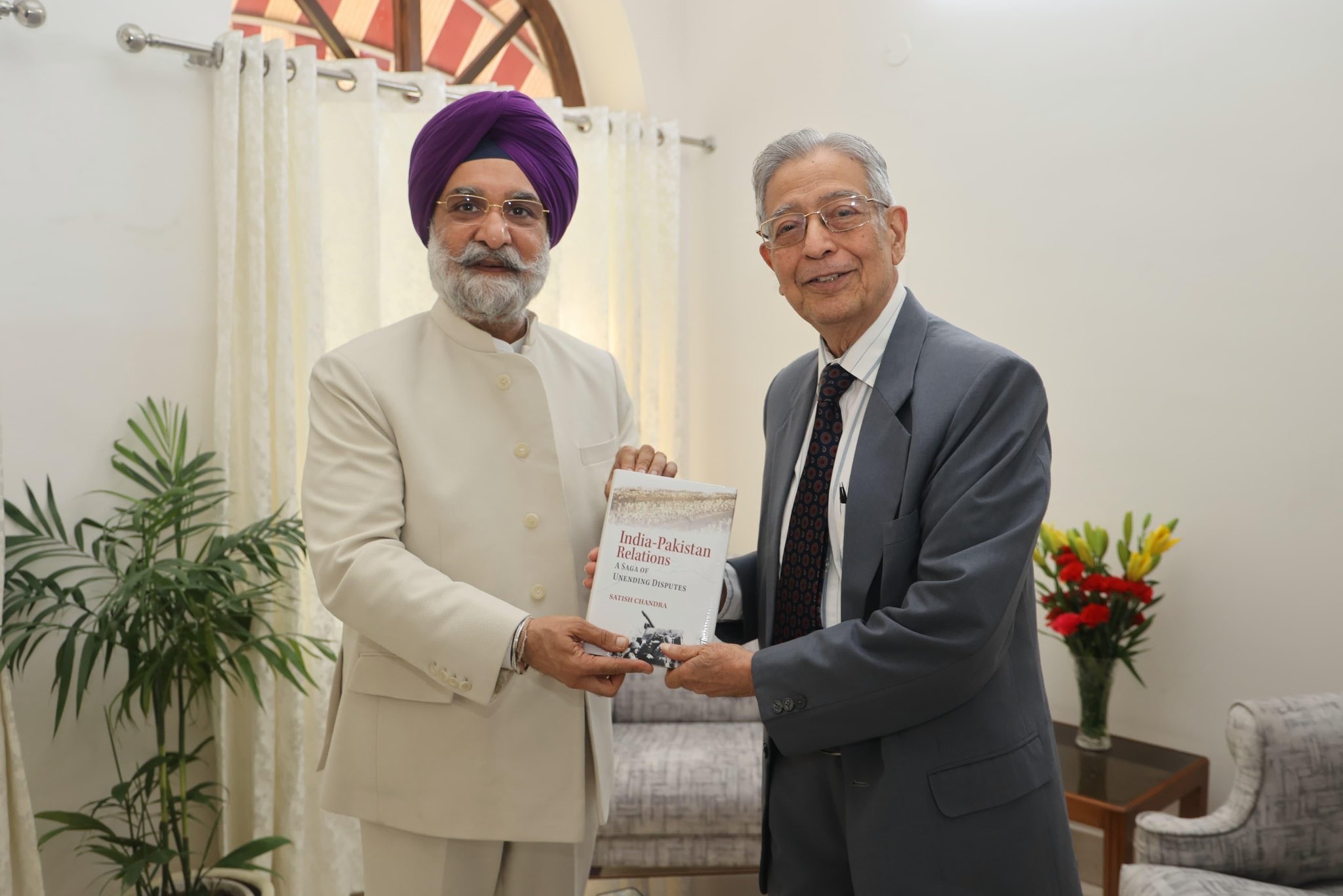 Former Dy. National Security Advisor & Diplomat, Shri Satish Chandra, called on Hon’ble Lt. Governor.