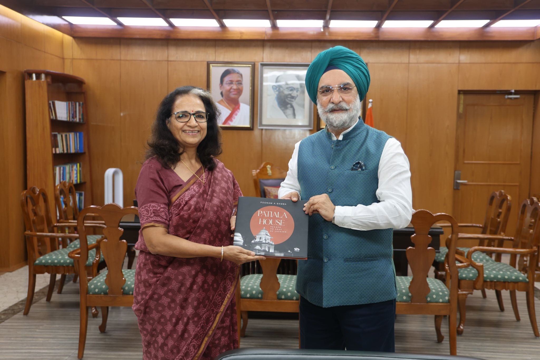Justice Poonam A. Bamba, Chairperson, Police Complaints Authority, Delhi, called on Hon'ble Lt. Governor.