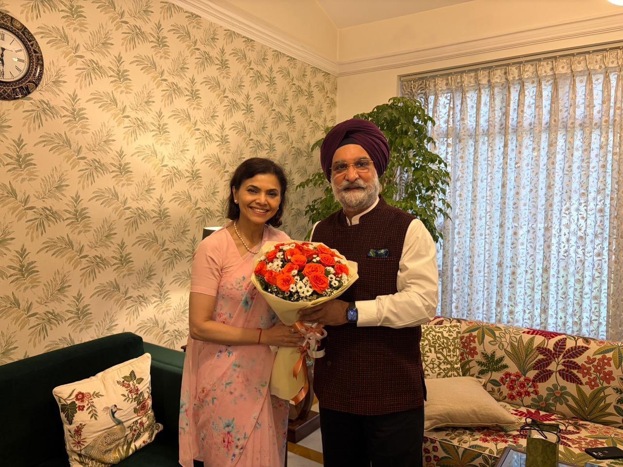 Ambassador of India to Japan, Ms. Nagma Malik, called on Hon’ble Lt. Governor.