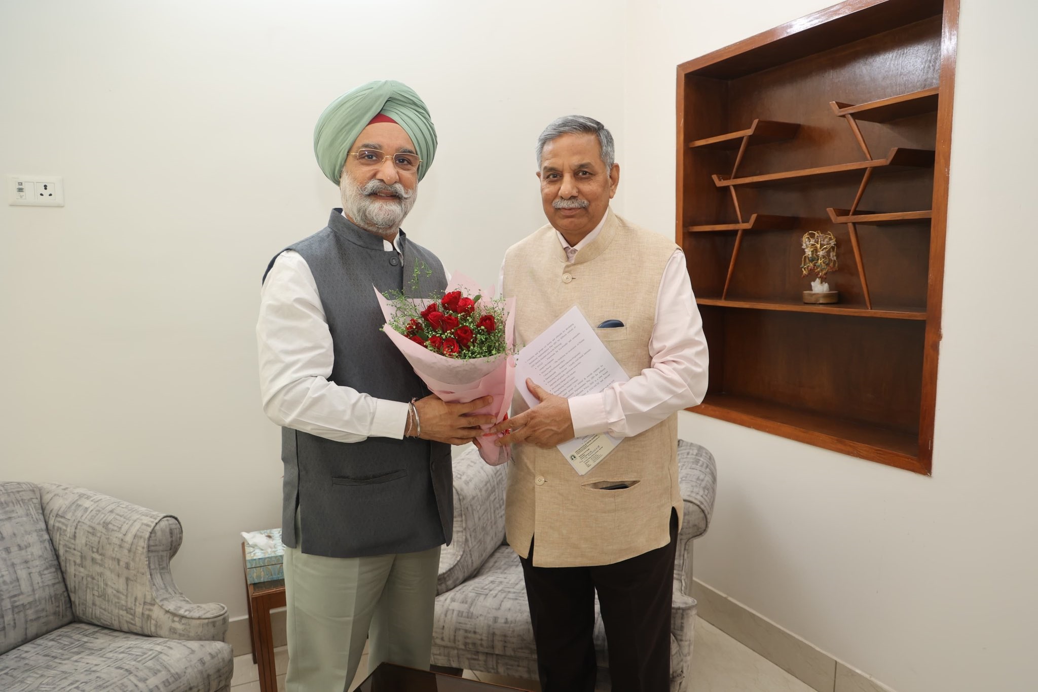 Prof. Dhirendra Pal Singh, Chancellor, Tata Institute of Social Sciences (TISS) & Former Chairman, UGC, called on…