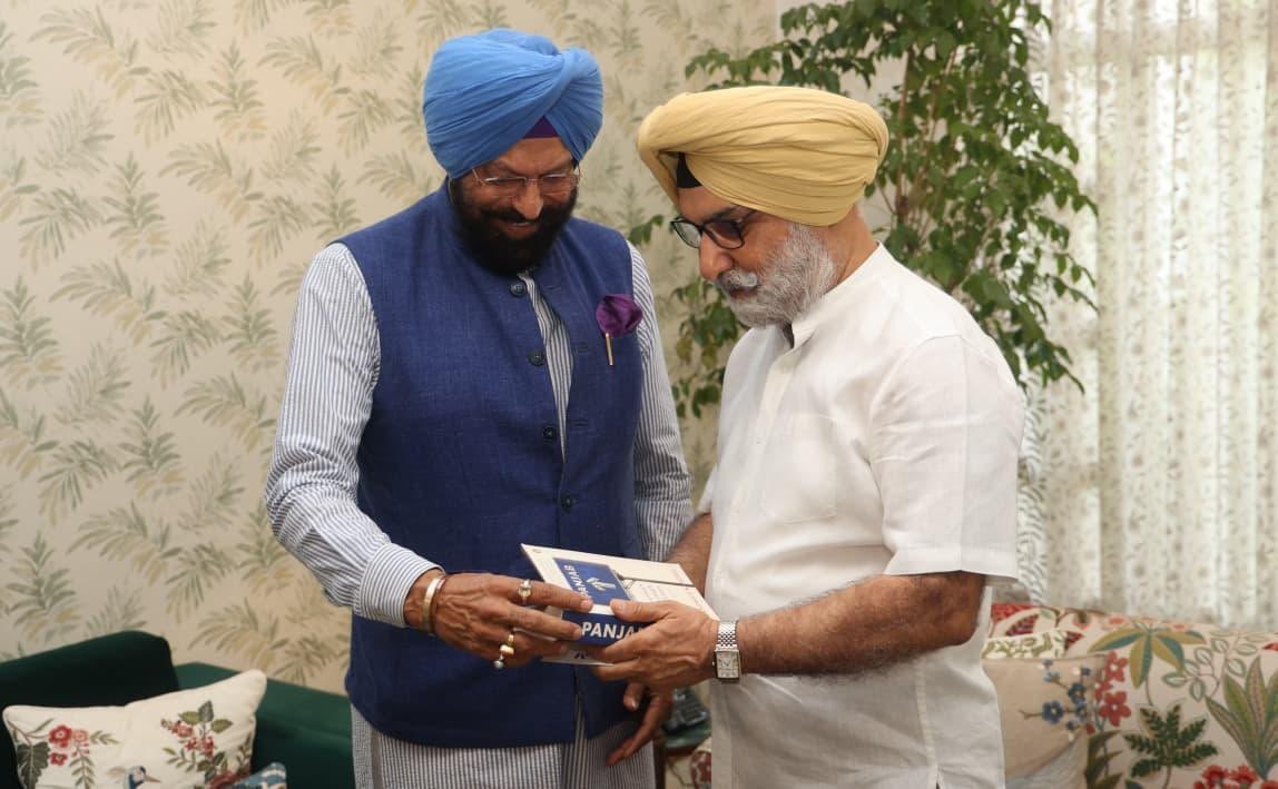 Sardar Rana Gurmit Singh Sodhi, senior BJP leader & Former Cabinet Minister, Punjab, called on Hon’ble Lt. Governor.