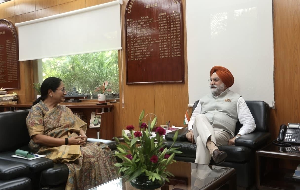 Hon’ble Chief Minister Smt. Rekha Gupta called on Hon’ble Lt. Governor.