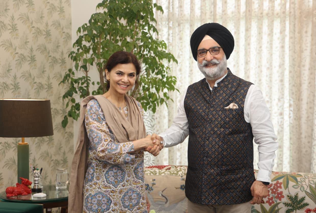 Ambassador of India to Japan, Ms. Nagma Mallick, called on Hon’ble Lt. Governor.