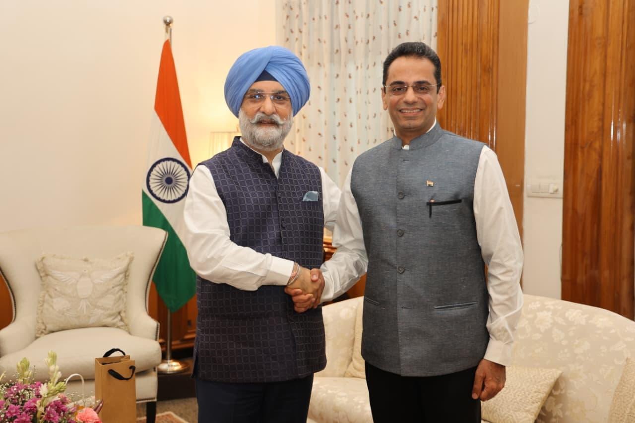 Amb. Amit Narang, Ambassador of India to Slovenia, called on Hon’ble Lt. Governor.