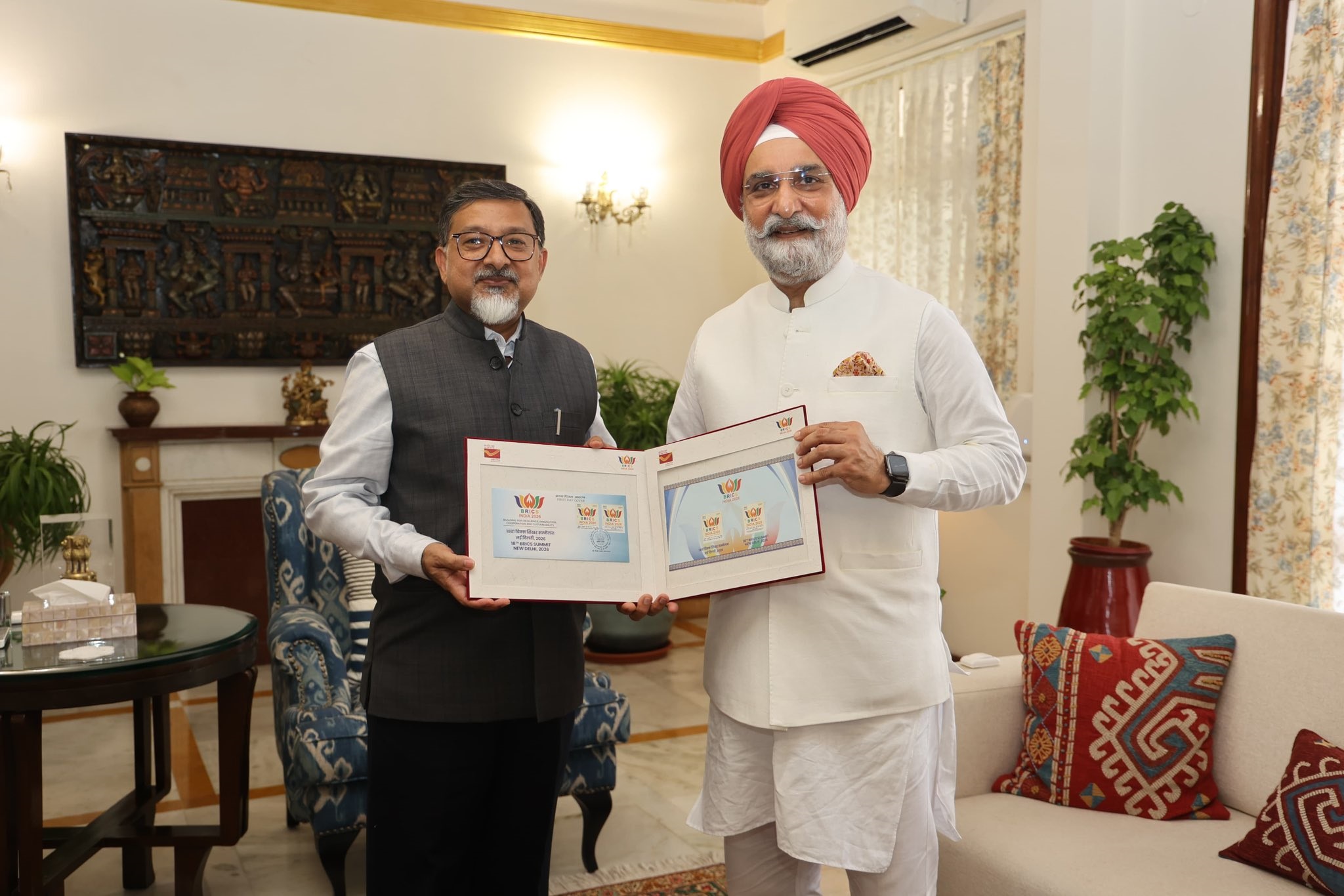 Shri Sudhakar Dalela, Secretary (ER), India’s Sherpa for BRICS, MEAIndia called on Hon’ble Lt. Governor.
