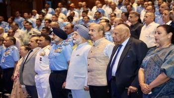 Hon’ble Lt. Governor addressed the Marshal of the Air Force Memorial Lecture and paid tribute to the legendary Sardar Arjan Singh.