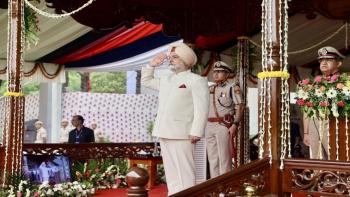 Hon’ble Lt. Governor at the Delhi Police Commissionerate Day Parade.