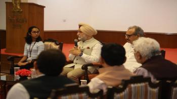 Hon’ble Lt. Governor interacted with a bright group of young students from Oman, winners of the Sastra Pratibha Contest organized by Vijnana Bharati at IIT Gandhinagar.