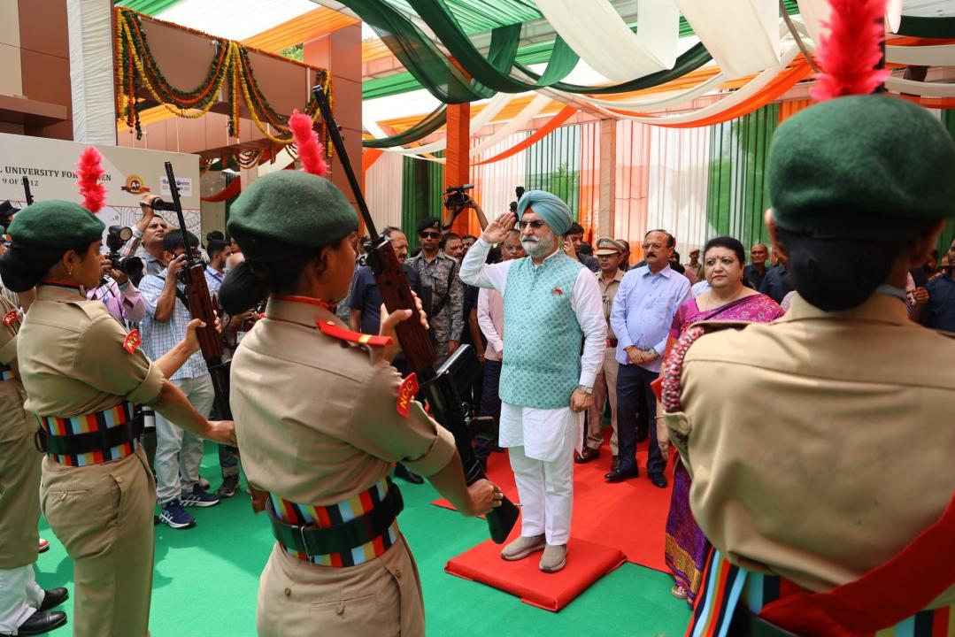 Honble Lt. Governor addressed the "Prabodhan" Valedictory Ceremony of the Induction Programme 2026 at Indira…