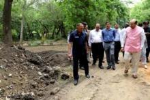 Honourable Lt. Governor visited the historic 400 year old Roshanara Bagh under MCD in North Delhi on 18th June, 2022.