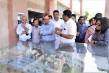 Honourable Lt. Governor on an inspection visit of the Nazafgarh drain across its entire 57 KM length on 04th June, 2022…