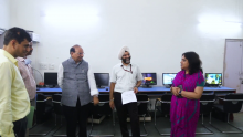 Honourable Lt. Governor inspected Skill India Program at DTEA School, Mandir Marg on 30th June, 2022.